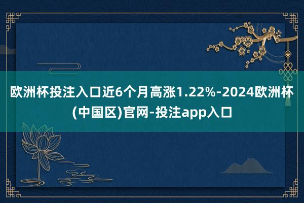 欧洲杯投注入口近6个月高涨1.22%-2024欧洲杯(中国区