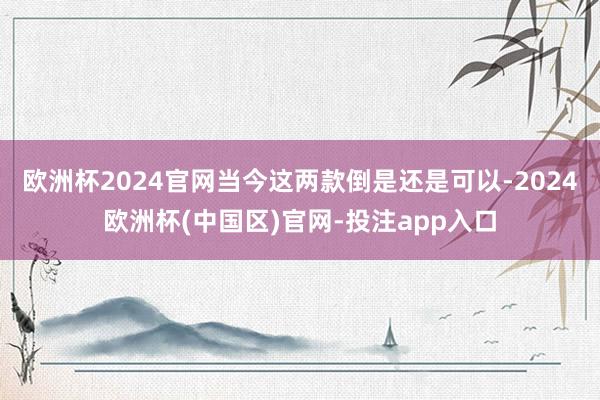 欧洲杯2024官网当今这两款倒是还是可以-2024欧洲杯(中